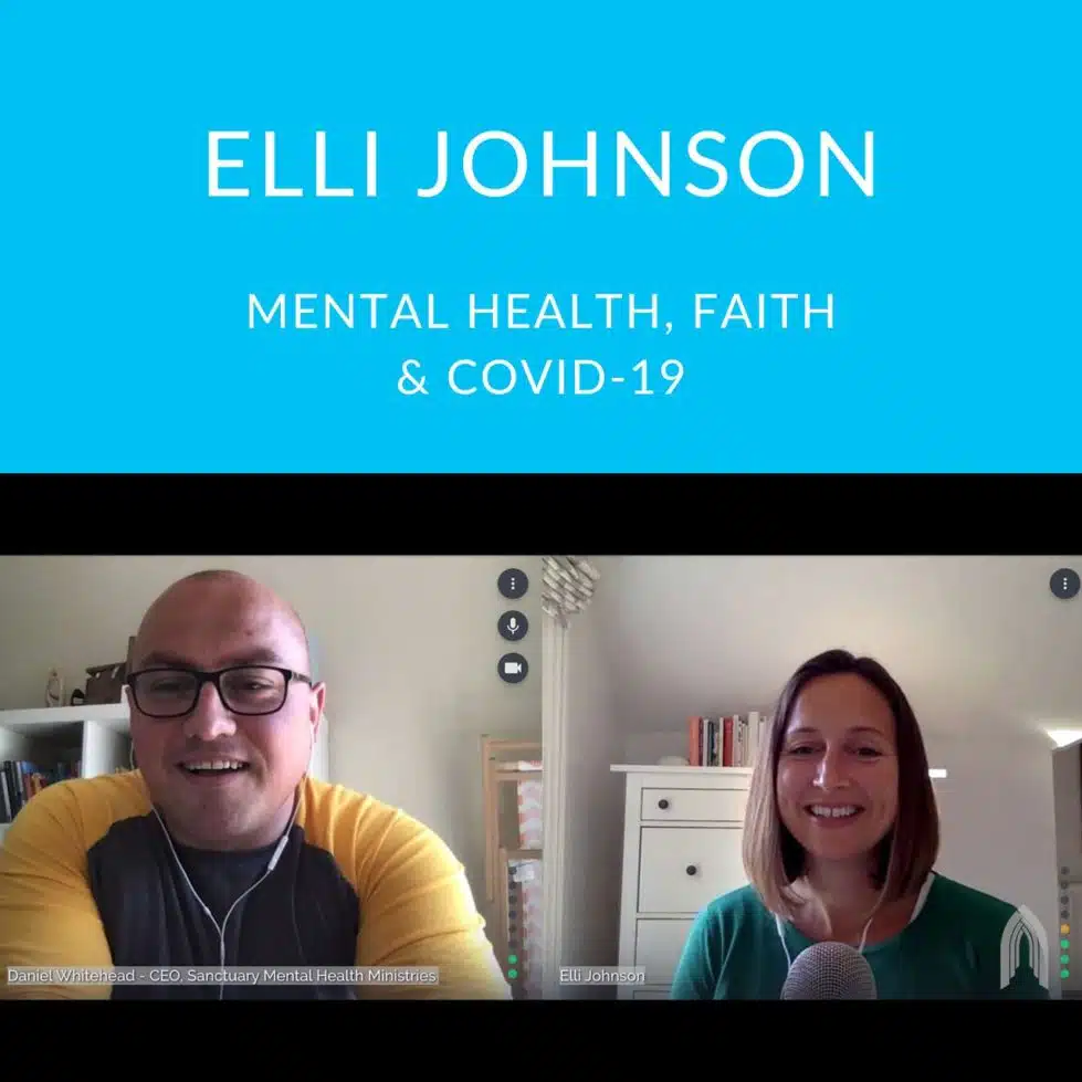 Daniel Whitehead interviewing Elli Johnson on Zoom
