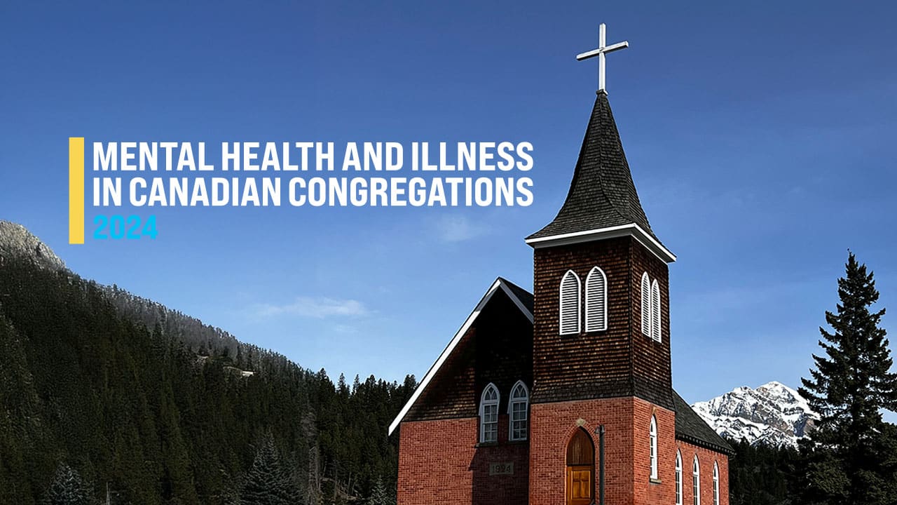 Sanctuary Mental Health Ministries partnered with the Flourishing Congregations Institute to survey 969 participants from Canadian churches in early 2024. The research is published in the 'Mental Health and Illness in Canadian Congregations (2024) report.